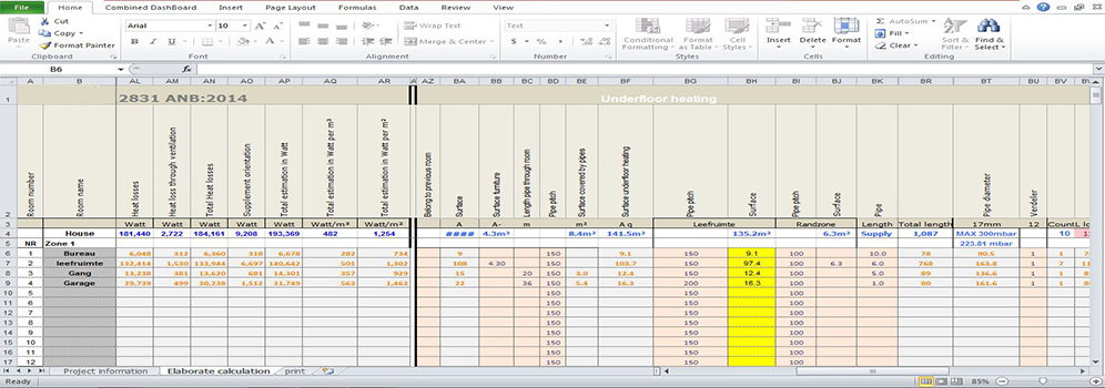 Underfloor Drafting services